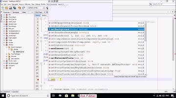 How to Create Frame using AWT in Java | Textfield in AWT Frame | Java AWT Program in Netbeans