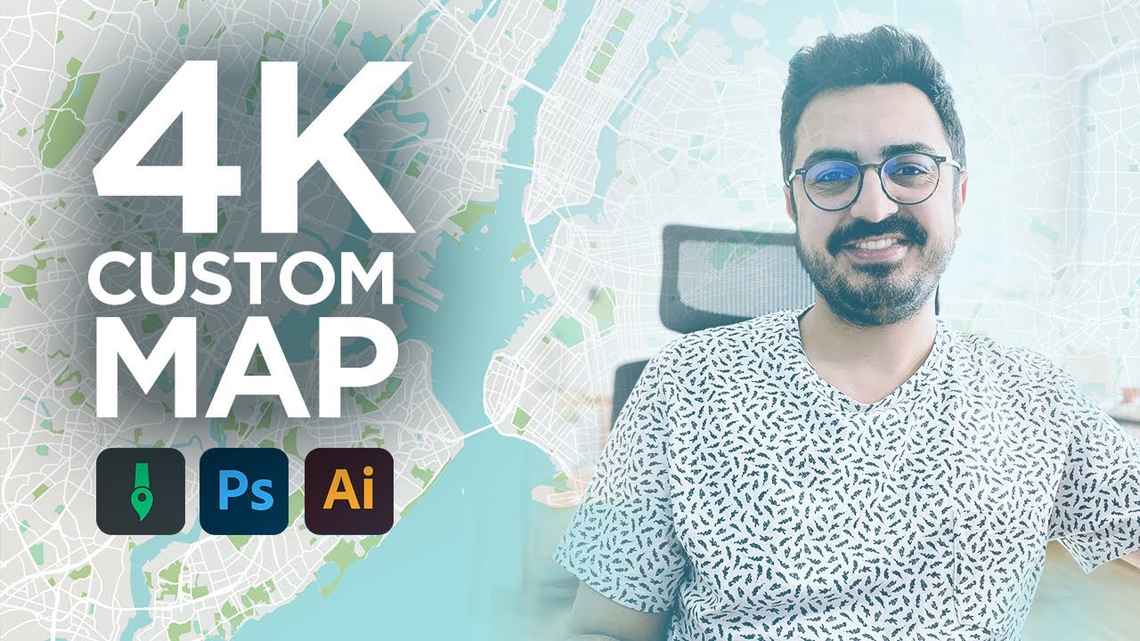 How To Download Custom 4K Maps and Make Vector, using and