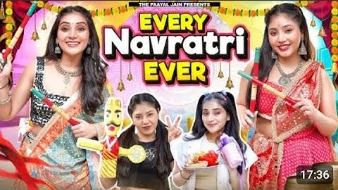 Every Navratri Ever | Ft. Tena Jaiin | The Paayal Jain