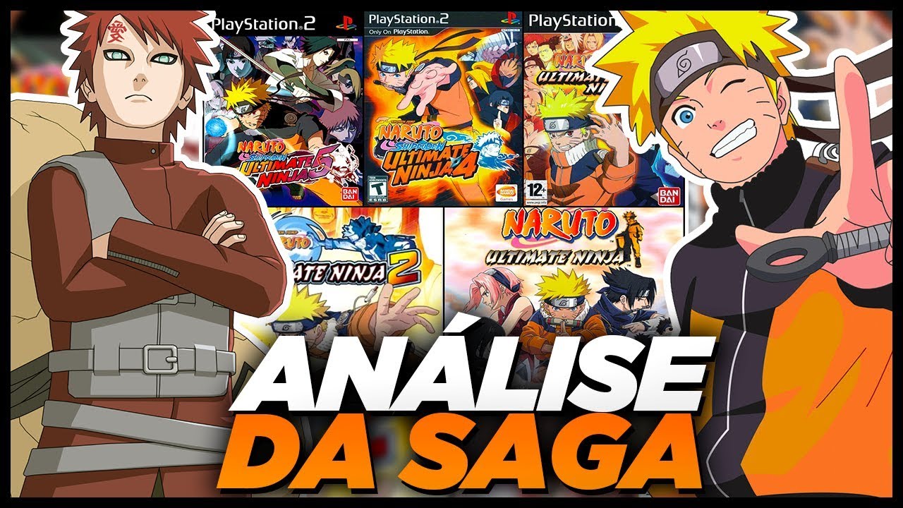 CONHEÇA TODOS OS JOGOS OFICIAIS DE NARUTO! 