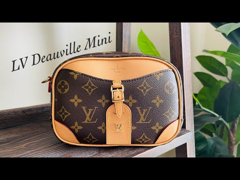LOUIS VUITTON Monogram Deauville MINI Shoulder Bag Brown M45528
