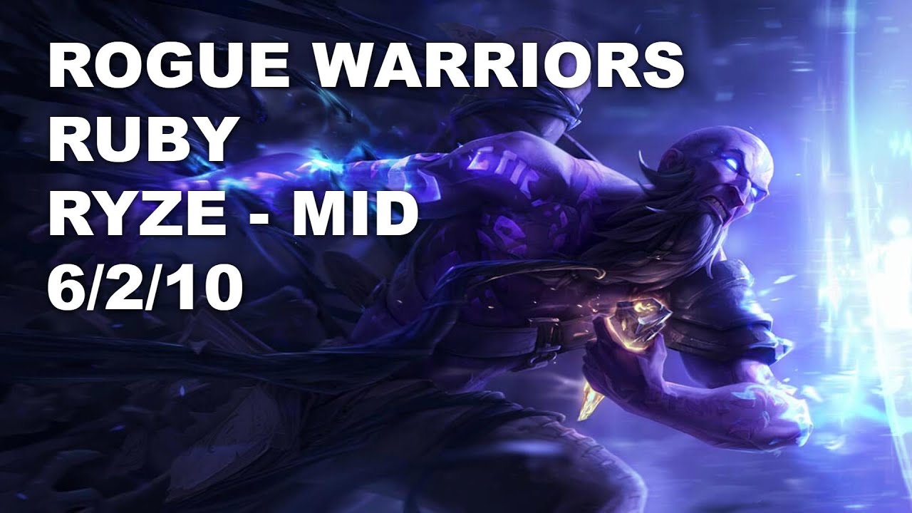 Rogue Warriors Ruby Mid Ryze vs Neeko - KR Challenger Rank Game