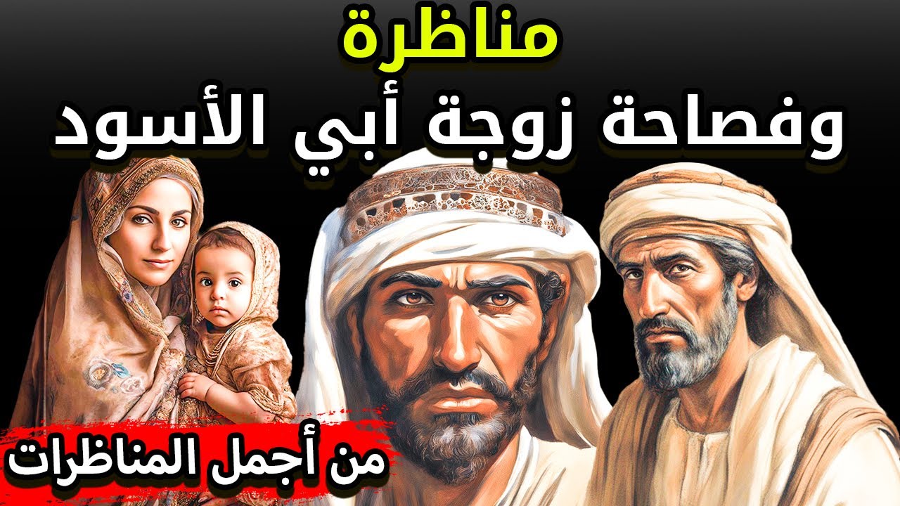 قصة زوجة أبي الأسود الدؤلي، ومناظرتها زوجها بفصاحة عجيبة أمام الخليفة معاوية رضي الله عنه!!