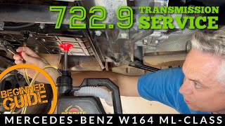How to Service Mercedes 722.9 Transmission by yourself  ML350 W164 Beginners Guide to Fluid Change!