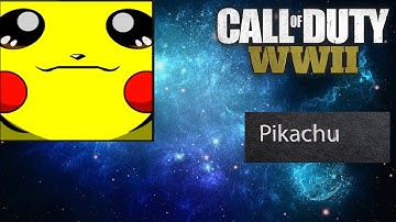 Call Of Duty WW2 Pokemon Pikachu Emblem Tutorial
