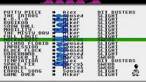 music protracker music disk for Atari 8-bit