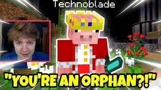 Tommyinnit TELLS Technoblade that he is an ORPHAN.. (DreamSMP)