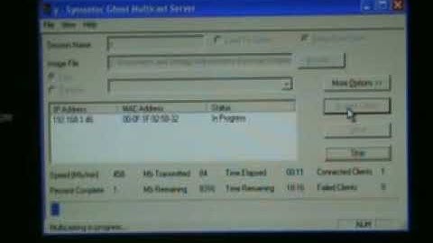 Symantec Ghost Multicast Server Tutorial