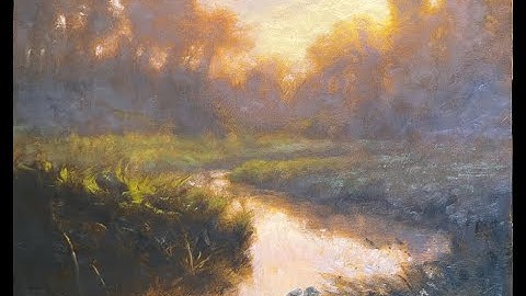 Class four, part 1 - PAINTING BEAUTIFUL TONALIST LANDSCAPES