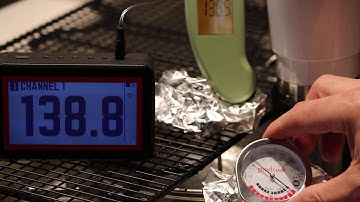 Testing the Good Cook Meat Thermometer in a 140 degree Sous Vide water bath