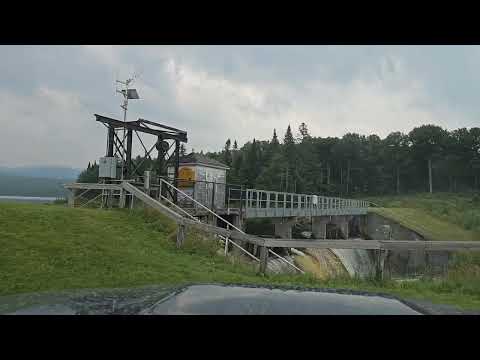 Connecticut And Francis Lakes Emergency Spilways Running After Heavy Rains Vlog