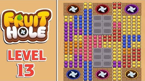 Fruit Hole Juice Jam Level 13 Walkthrough Solutions