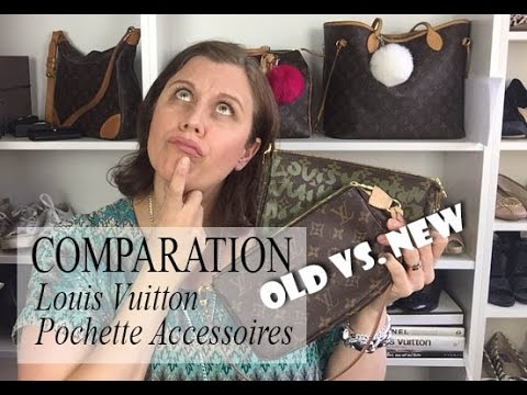 Comparation Louis Vuitton pochette NM vs. old - YouTube