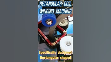 Able to high-precision rectangular wire winding #guangri #machine #winder #automobile #transformers