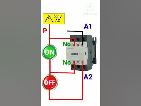 Contactor Holding wiring, Hold On Circuit , Contactor wiring diagram ...
