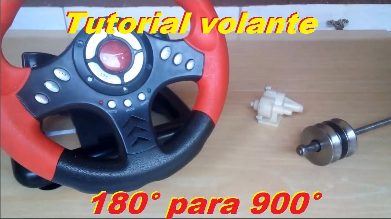 Volante para PC, volante para jogos Volante de 180 graus para