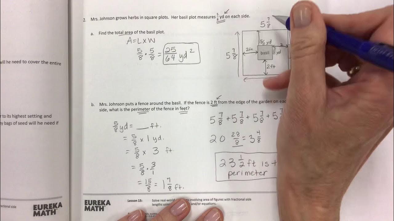 eureka math grade 3 module 5 lesson 15 homework answers