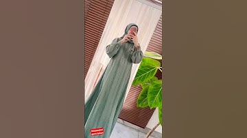 Thumbnail of Rekomendasi gamis Model terbaru 2023 | Gamis muslim #gamissyari #gamislebaran #gamisterbaru #shorts