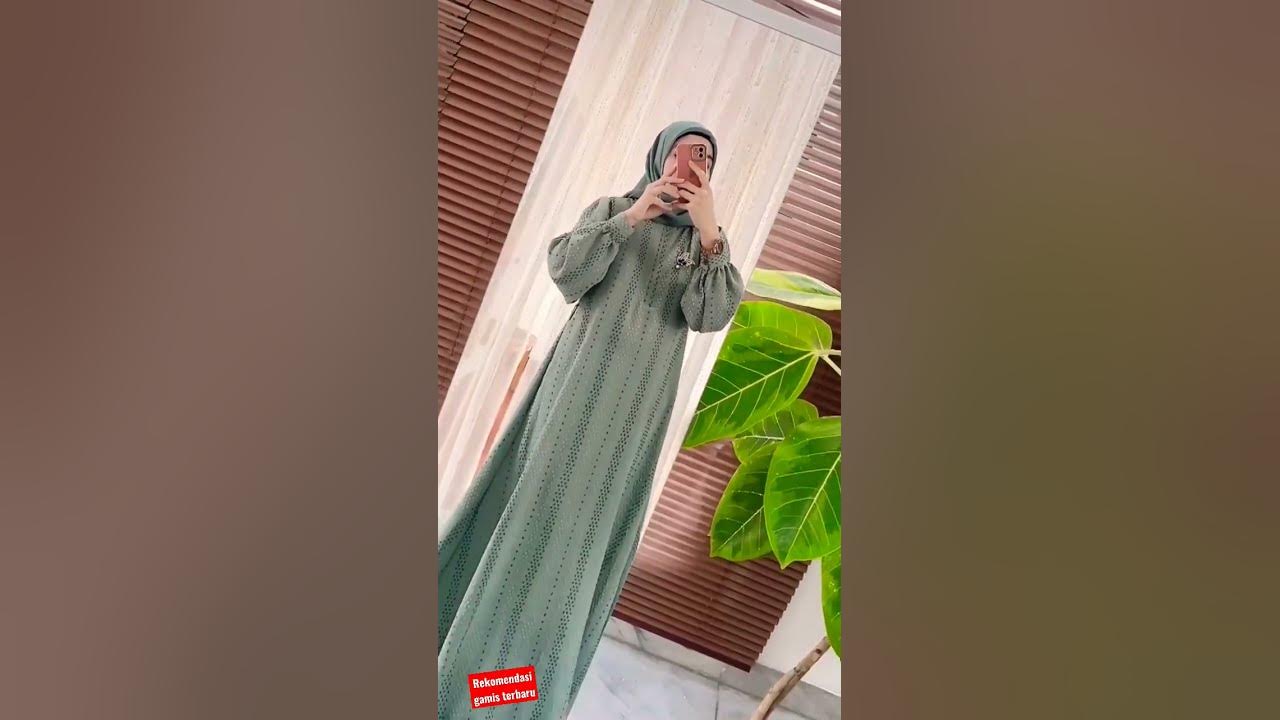 Rekomendasi gamis Model terbaru 2023 | Gamis muslim #gamissyari #gamislebaran #gamisterbaru #shorts