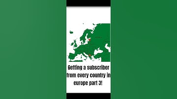 Getting a subscriber from every country in Europe! #map #mapper #mapping #europe #country #subscribe
