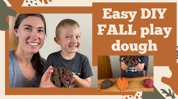 Easy DIY Fall/Autumn playdough for kids (and adults!) Apple, pumpkin, and maple pie!