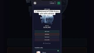 📈 Withdrawal of 230k from a safe with a broker #pocketoption #binaryoptions #trading #daytrading