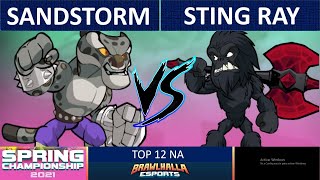 Sandstorm vs Sting Ray - Top 12 - Spring Championship 2021 - NA 1v1