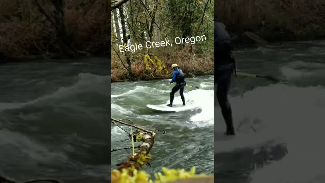River Surfing Eagle Creek Waves