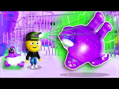 Побег С Читами От Гримаса В Роблокс ! Roblox Escape Grimace Barry's Prison Run!