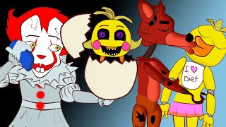 ПЕННИВАЙЗ ПРОВЕРИЛ ЛАЙФХАКИ во ФНАФ ! Pennywise vs  FNAF ( анимация )