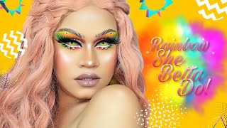 DRAGMUG | Episode 2 : ''RAINBOW SHE BETTA DO'' MAKEUP TUTORIAL | Sandee Proud