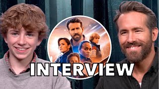 THE ADAM PROJECT Interview | Ryan Reynolds and Walker Scobell Talk Marvel Secrets & New Netflix Film