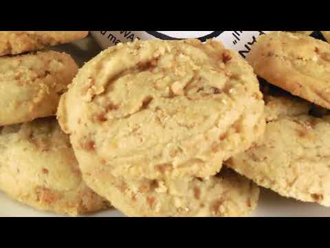 Almond Butter Brickle Cookies