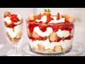 Easy Strawberry Shortcake / Punch Bowl Recipe ~ holiday deserts