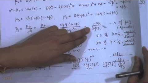 Mod-04 Lec-36 Special Discrete Distributions