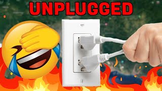 HE UNPLUGGED IT! Destroying a Dumb Scammers PC!