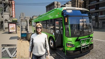 Gta 5 Episode: Going Back To Work As Freelance Bus Driver - Xcelsior XD40 Culver City Line
