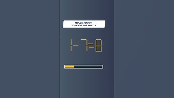 Move Only 1 Matchstick To Fix #shorts