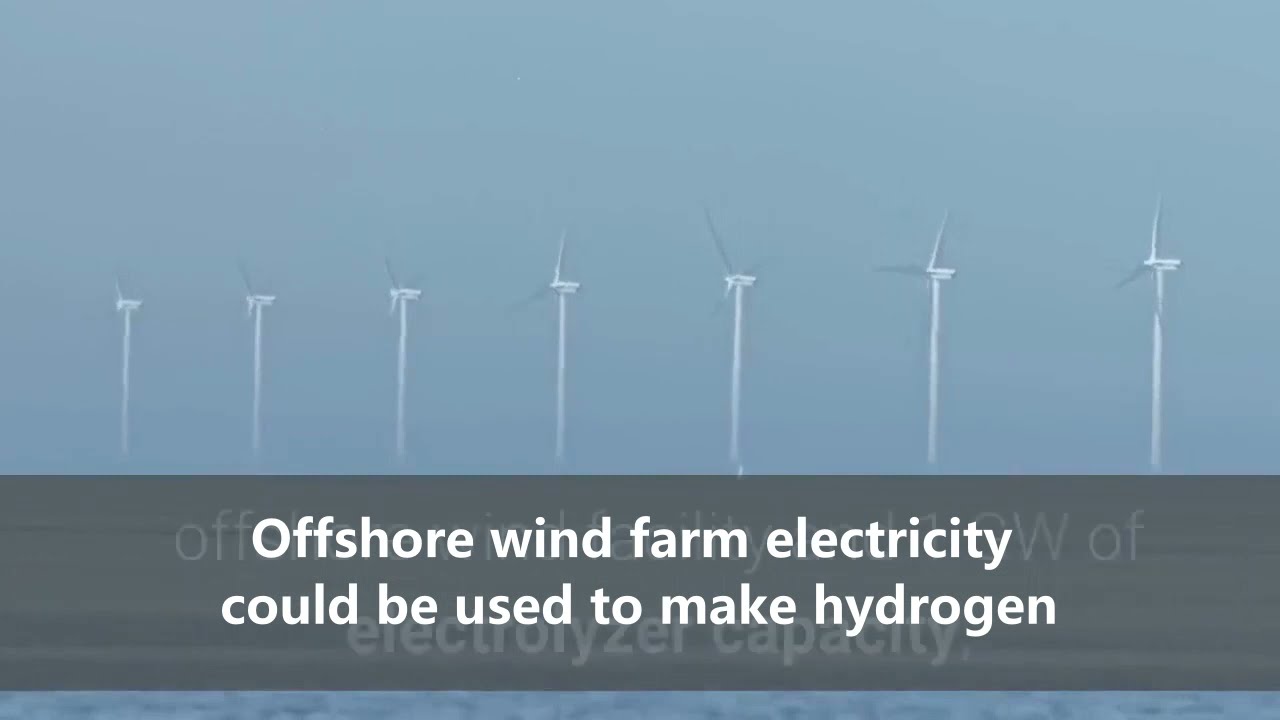 Offshore wind farm electricity could be used to make hydrogen