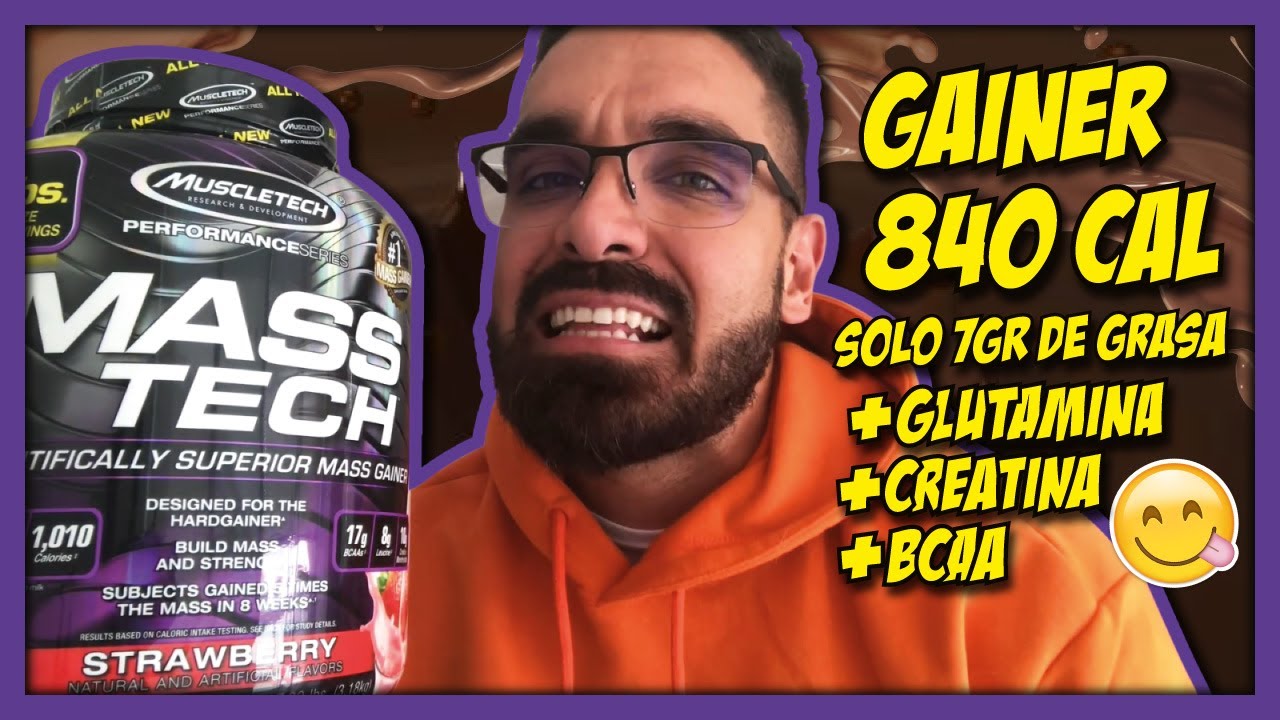 Mass Tech de Muscletech opiniones en español para que sIrve y como se usa