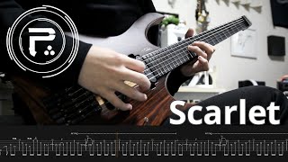 【Periphery】Scarlet (Instrumental cover)【Guitar Cover】＋Screen Tabs