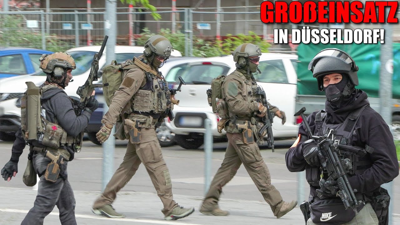 [GROßALARM AN DÜSSELDORFER BERUFSKOLLEG!] - Verdacht einer Gefahrenlage ~ Großeinsatz der Polizei -