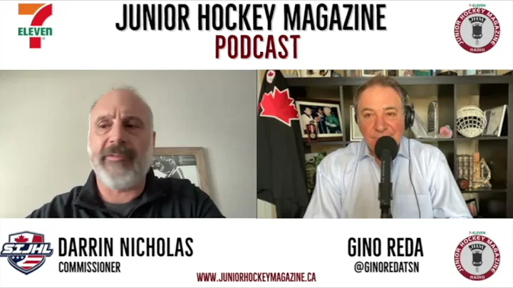 Gino Reda chats with SIJHL commissioner Darrin Nic...