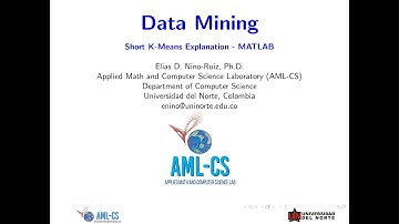 Minería de Datos - Explicación Simple de K-Means - Implementación en MATLAB