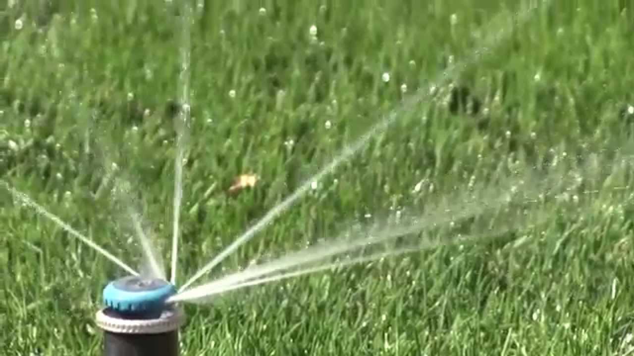Save Water By Using Efficient Sprinkler Nozzles Youtube