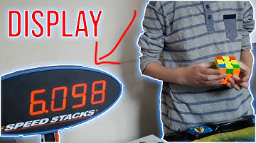 Some Decent 3x3 Solves - With SpeedStacks Tournament Display Pro Timer!