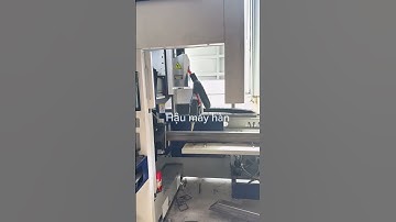 Máy cắt ống laser cnc. Tự cấp phôi hai mâm kẹp không có vật liệu đuôi #haumayhan #mayhanweldhome