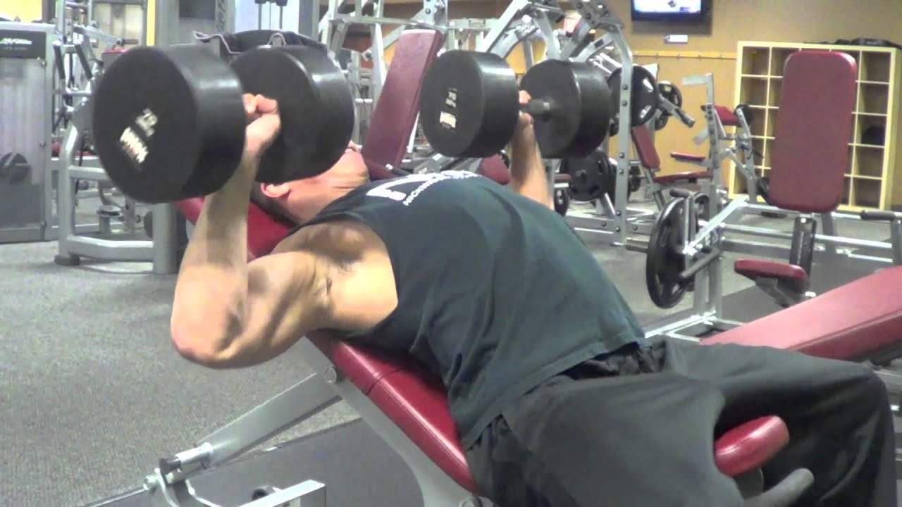 Incline Dumbbell Press Upper Chest Nick Wright Youtube