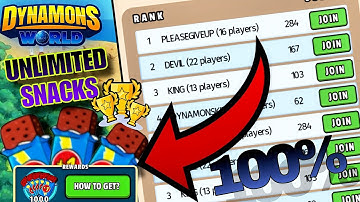 HOW TO GET UNLIMITED LEVEL UP SNACK IN DYNAMONS WORLD || DYNAMONS WORLD NEW UPDATE || DYNAMONS WORLD