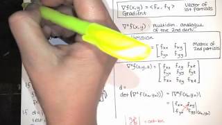 66. Optimization - Part 2 - Using the Second Partials Test to Find Relative Extrema